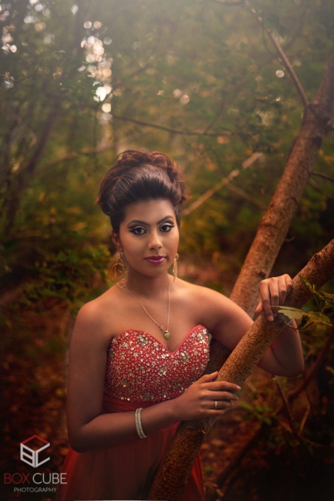 Ashley Prasad – Riti Jain TFP22 Portrait Photographer Edmonton, photos of model in river valley Edmonton wearing red dress