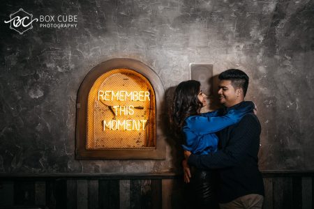 edmonton engagement photography neon sign photo