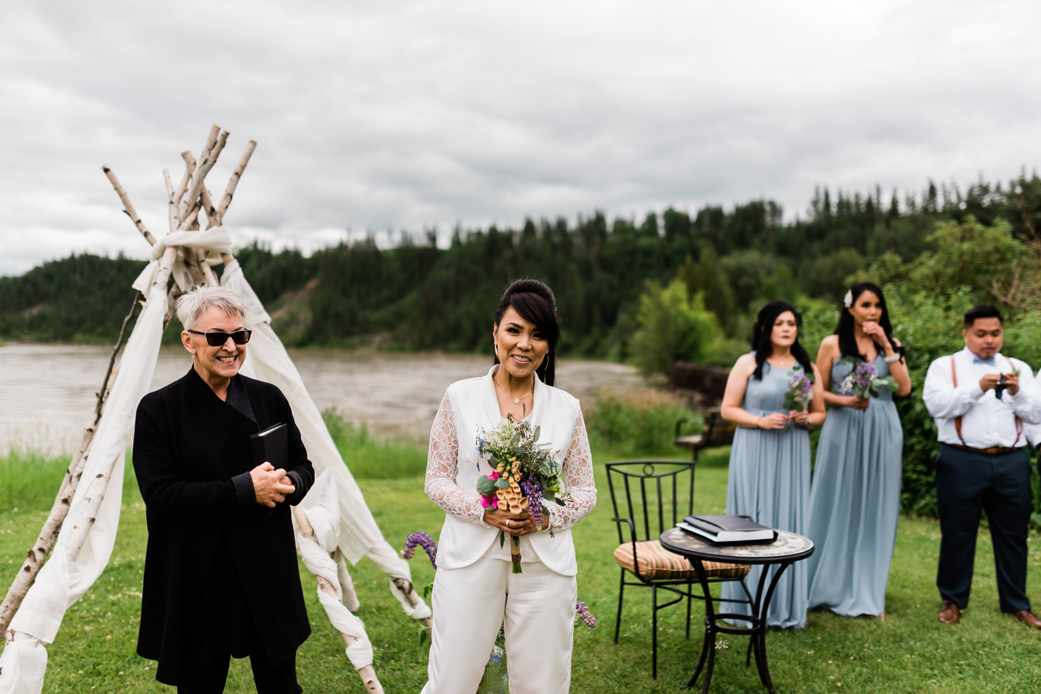 wedding at devon lions campground - edmonton wedding venue