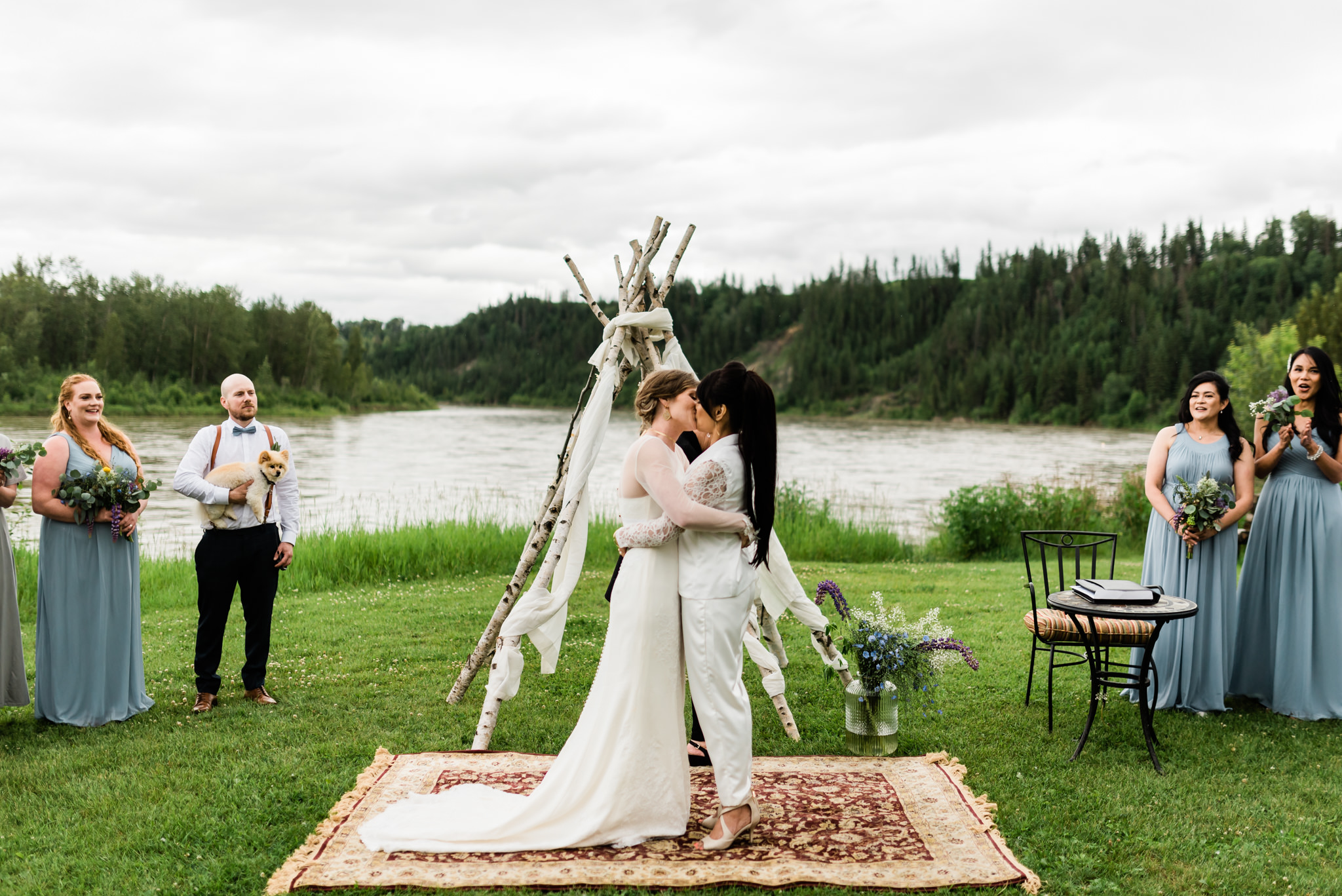 wedding at devon lions campground - edmonton wedding venue